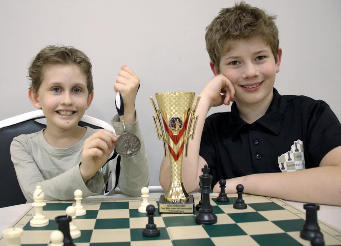 Internationally ranked Chess pro teaching children how to play… here in Perth.