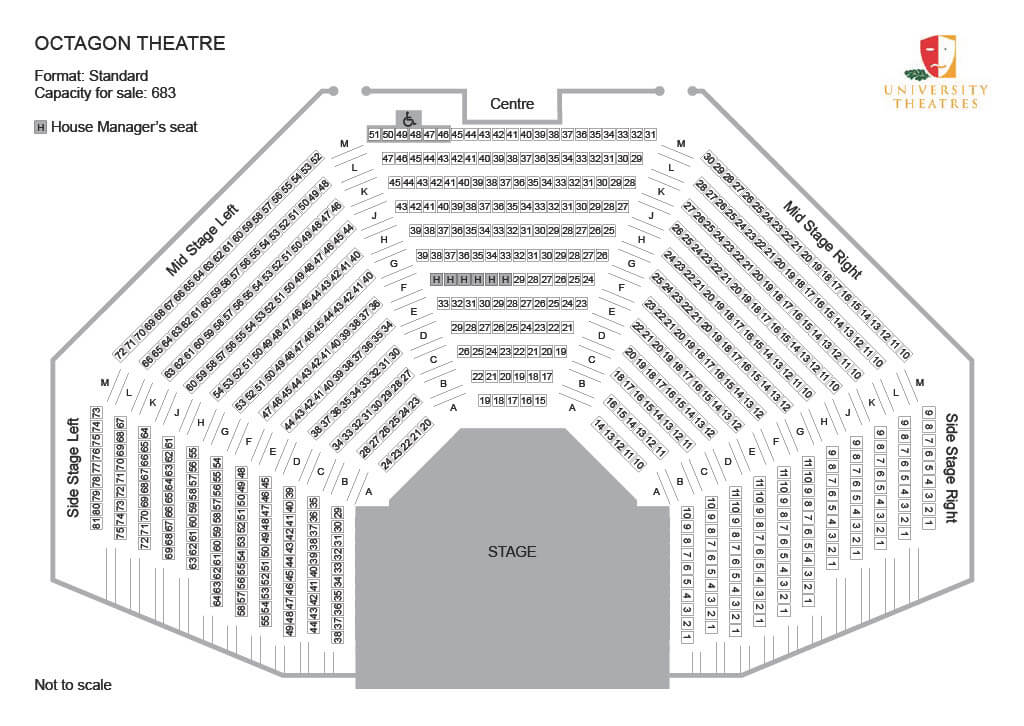 UWA Theatre - Octagon - Seating Plan