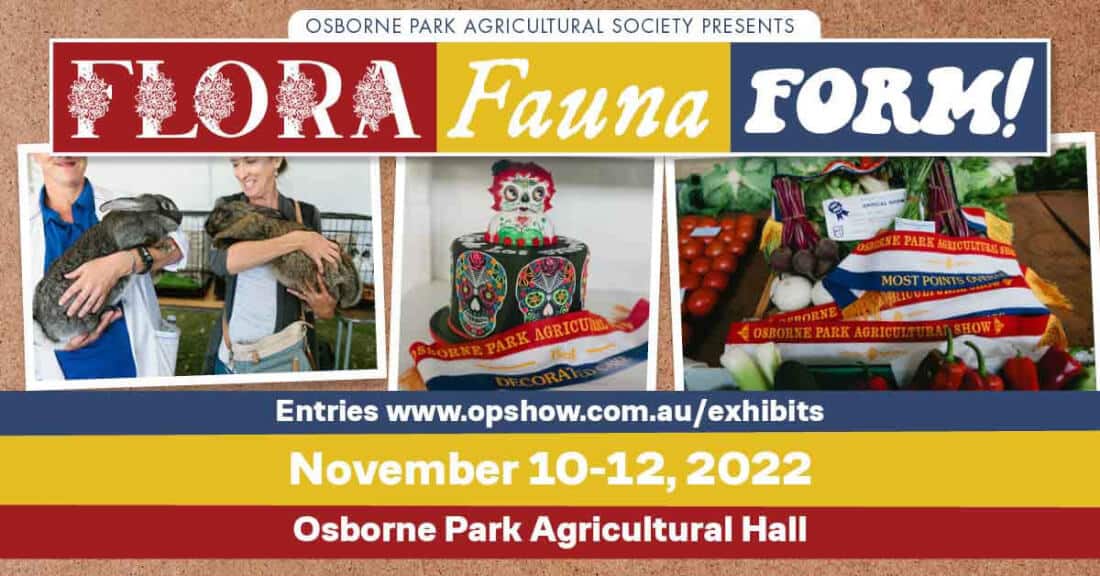 2022 Osborne Park Show - Flora Fauna Form Banner
