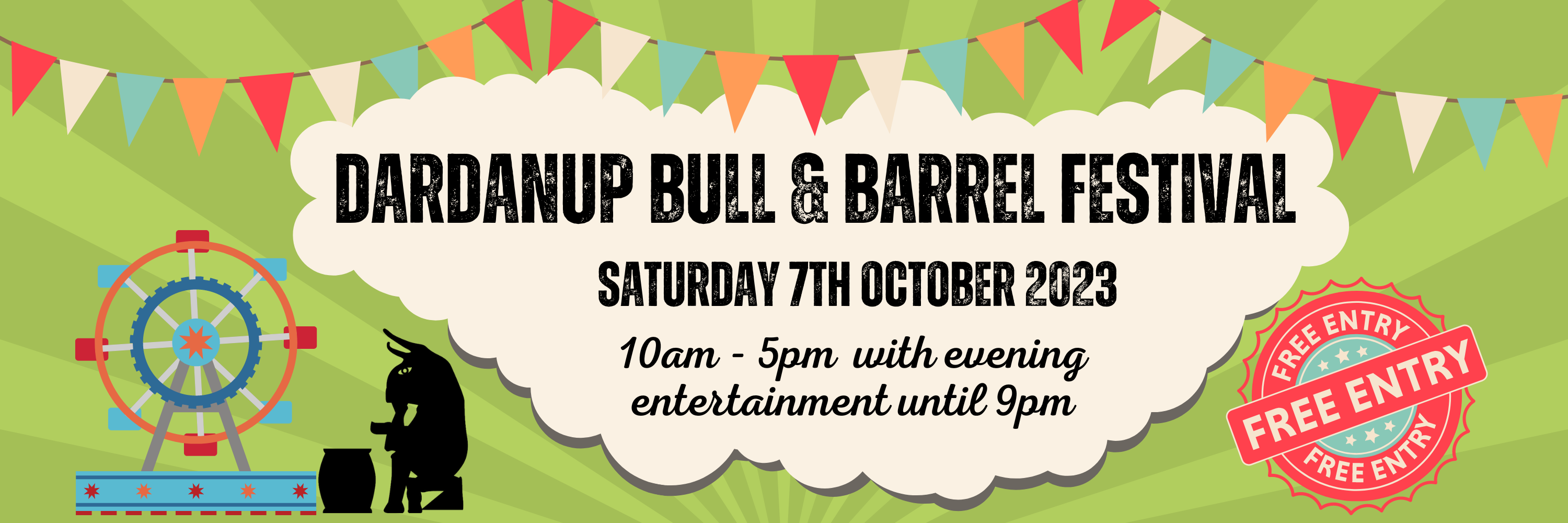 2023 Dardanup Bull & Barrel Festival - FB Banner - 22082023