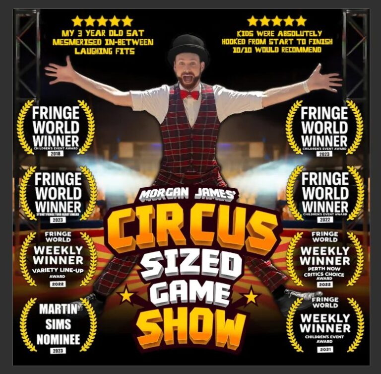 Choose Your Circus With Morgan James Circus Game Show At 2024 Fringe   Ricochet Circus 2024 Fringe World Perth 28112023 Img1 768x753 