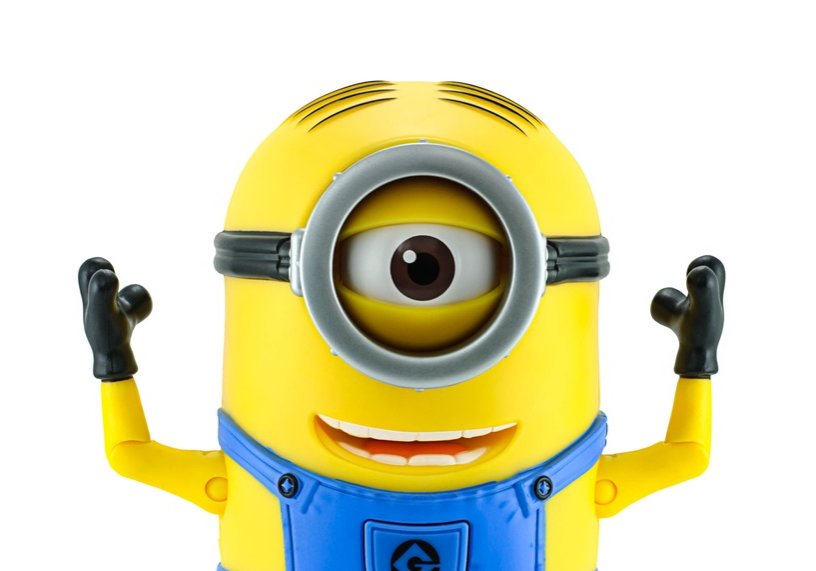Bangkok,Thailand - May 17, 2015: Minions toy isolated on white background an action figure from Despicable Me 2 animated 3D film produced by Illumination Entertainment for Universal Pictures.